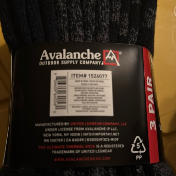 Avalanche cozy socks Thermal Winter Crew - Picture 5 of 6